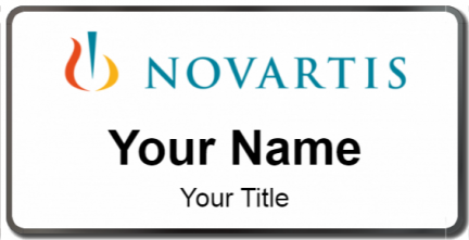 Custom name badges for Novartis Pharmaceuticals