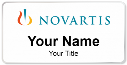 Custom name badges for Novartis Pharmaceuticals
