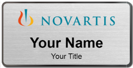 Custom name badges for Novartis Pharmaceuticals
