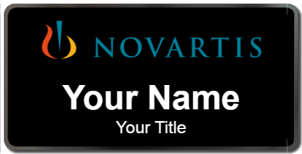 Custom name badges for Novartis Pharmaceuticals