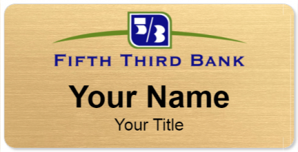 Custom name badges for Fifth Third Bank