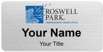Custom name badges for Roswell Park Comprehensive Cancer Center