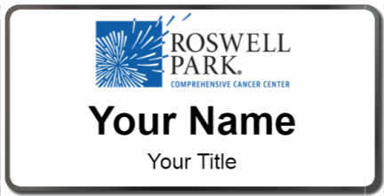 Custom name badges for Roswell Park Comprehensive Cancer Center
