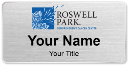 Custom name badges for Roswell Park Comprehensive Cancer Center