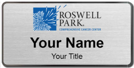 Custom name badges for Roswell Park Comprehensive Cancer Center