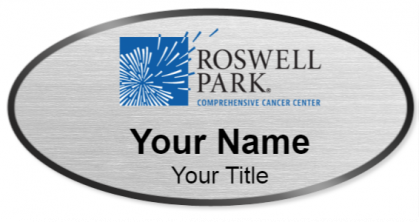Custom name badges for Roswell Park Comprehensive Cancer Center