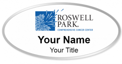 Custom name badges for Roswell Park Comprehensive Cancer Center