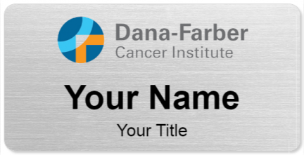 Custom name badges for Dana Farber Cancer Institute