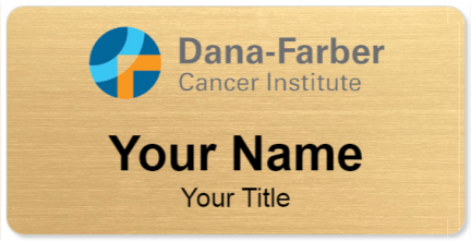 Custom name badges for Dana Farber Cancer Institute