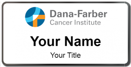 Custom name badges for Dana Farber Cancer Institute