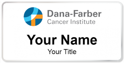 Custom name badges for Dana Farber Cancer Institute