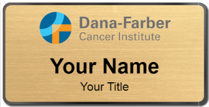 Custom name badges for Dana Farber Cancer Institute