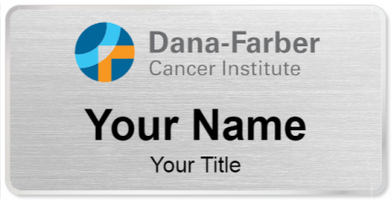 Custom name badges for Dana Farber Cancer Institute