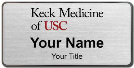 Custom name badges for Keck Hospital of USC