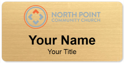 Custom name badges for North Point Community Church