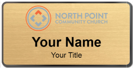 Custom name badges for North Point Community Church