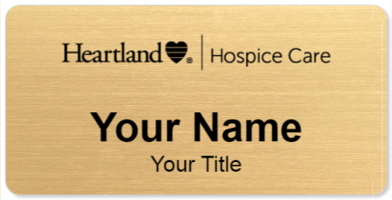 Custom name badges for Heartland Hospice Care