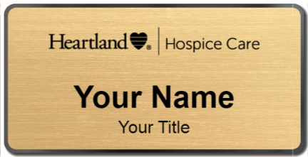 Custom name badges for Heartland Hospice Care