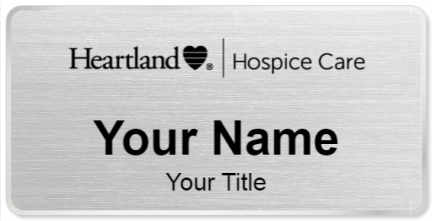 Custom name badges for Heartland Hospice Care