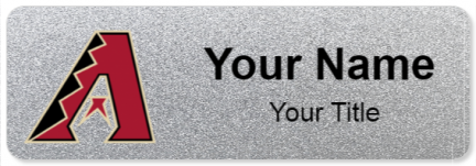 Custom name badges for Arizona Diamondbacks