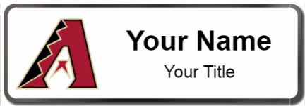 Custom name badges for Arizona Diamondbacks
