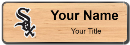 Custom name badges for Chicago White Sox