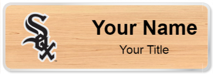 Custom name badges for Chicago White Sox