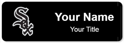 Custom name badges for Chicago White Sox