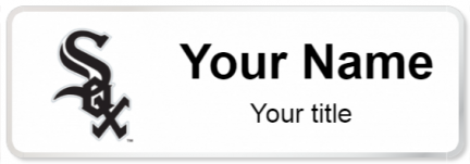 Custom name badges for Chicago White Sox