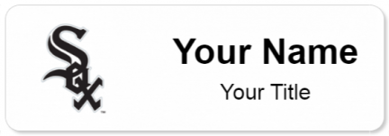 Custom name badges for Chicago White Sox