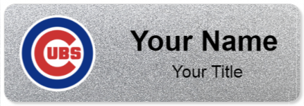 Custom name badges for Chicago Cubs