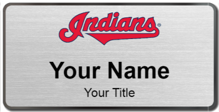 Custom name badges for Cleveland Indians