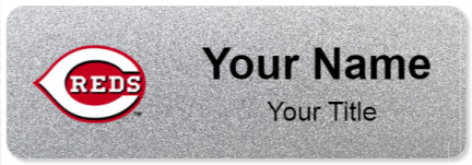 Custom name badges for Cincinnati Reds