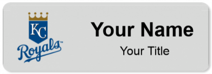 Custom name badges for Kansas City Royals