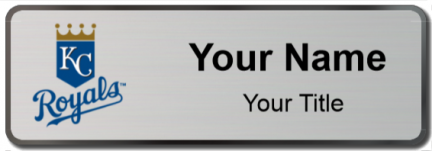 Custom name badges for Kansas City Royals