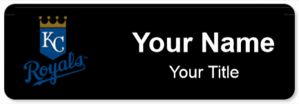 Custom name badges for Kansas City Royals