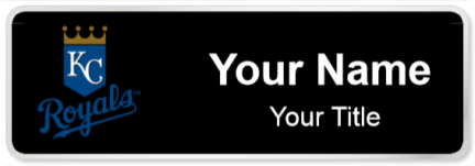 Custom name badges for Kansas City Royals