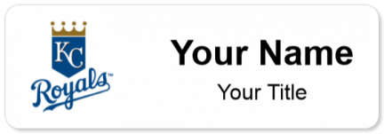 Custom name badges for Kansas City Royals