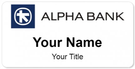 Alpha Bank Template Image