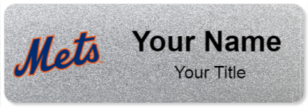 Custom name badges for New York Mets