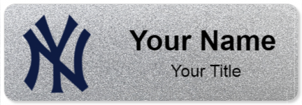 Custom name badges for New York Yankees