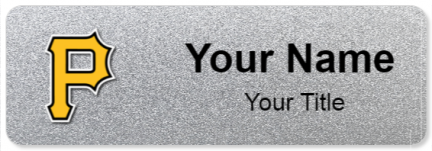 Custom name badges for Pittsburgh Pirates