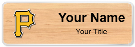 Custom name badges for Pittsburgh Pirates