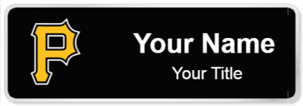 Custom name badges for Pittsburgh Pirates