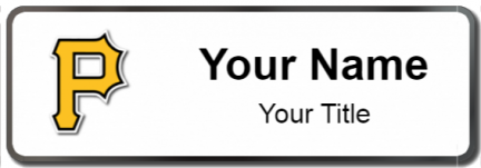 Custom name badges for Pittsburgh Pirates