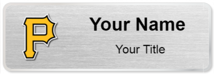 Custom name badges for Pittsburgh Pirates
