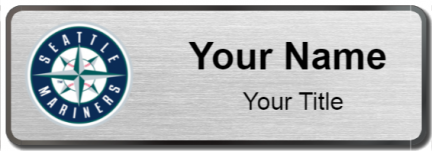 Custom name badges for Seattle Mariners