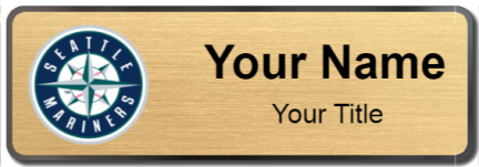 Custom name badges for Seattle Mariners