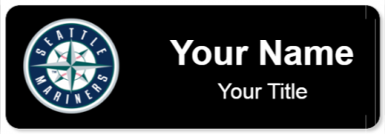 Custom name badges for Seattle Mariners