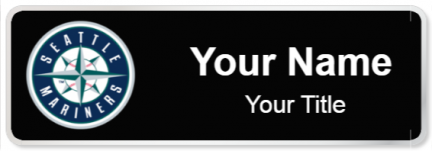 Custom name badges for Seattle Mariners